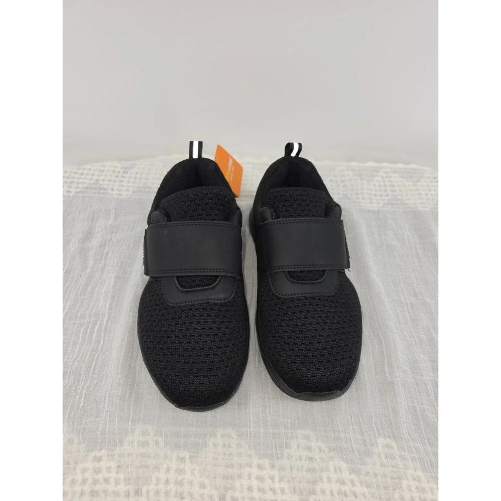 Ortho+rest Wyatt Diabetic Shoes Swollen Feet Edema Orthopedic Black Strap Size 7